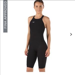 Closed back LZR Elite. Has comfort straps.